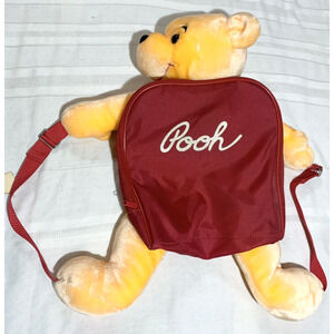 Winnie the Pooh Backpack Plush Disneyland Disney World Vintage
